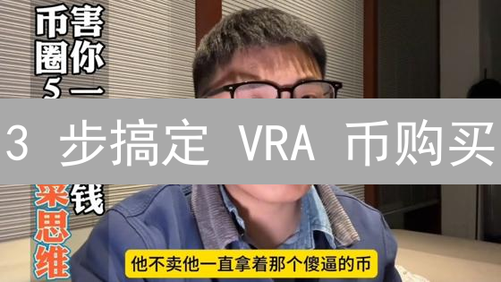 3 步搞定 VRA 币购买：新手投资指南，稳赚不赔？